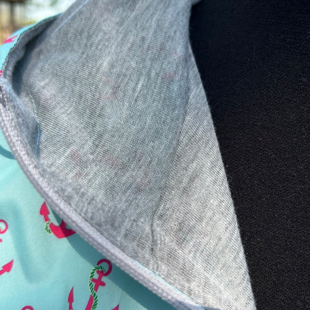 Hooded Charles River Chatham Anorak - Anchor Print - M - Picture 8 of 17